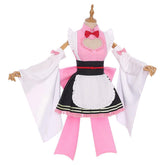Demon Slayer Kimetsu no Yaiba Mitsuri Kanroji Kostüm Diestmädchen Cosplay Kostüm - cosplaycartde